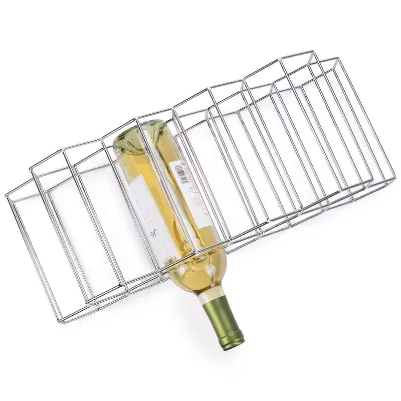 Honeycomb Tabletop Wine Rack – Holds 9 Bottles