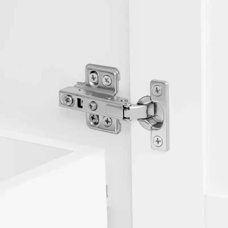 Isola per cucina da 150,6 cm con organizer estraibili, anta a ribalta e vano per la spazzatura