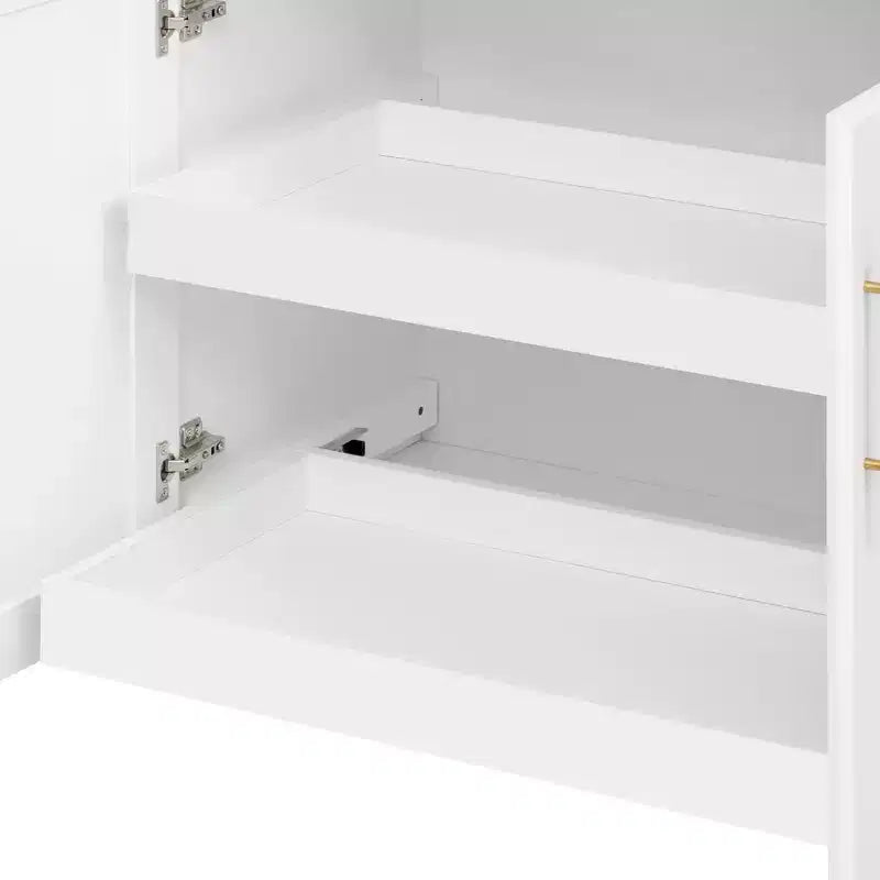 Isola per cucina da 150,6 cm con organizer estraibili, anta a ribalta e vano per la spazzatura