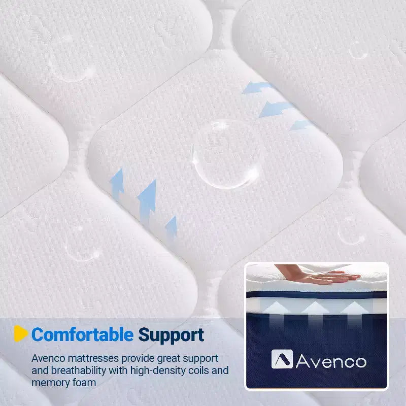 12-Inch Medium Firm Hybrid Mattress in a Box