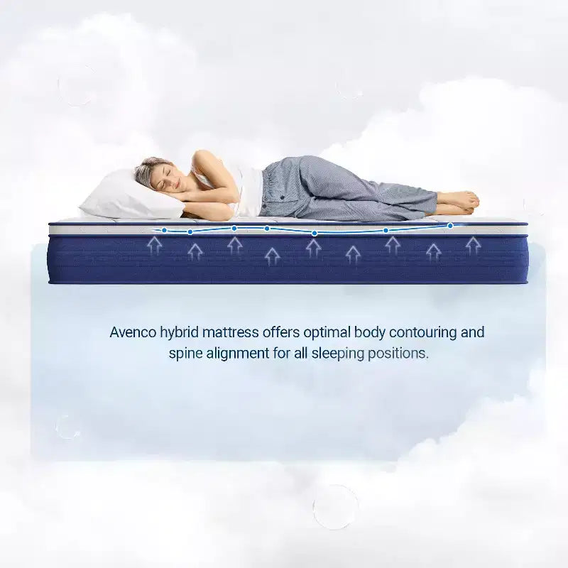 12-Inch Medium Firm Hybrid Mattress in a Box