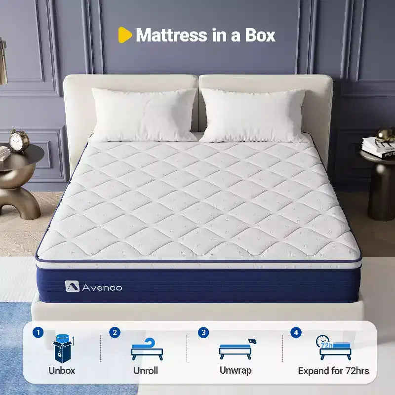 12-Inch Medium Firm Hybrid Mattress in a Box