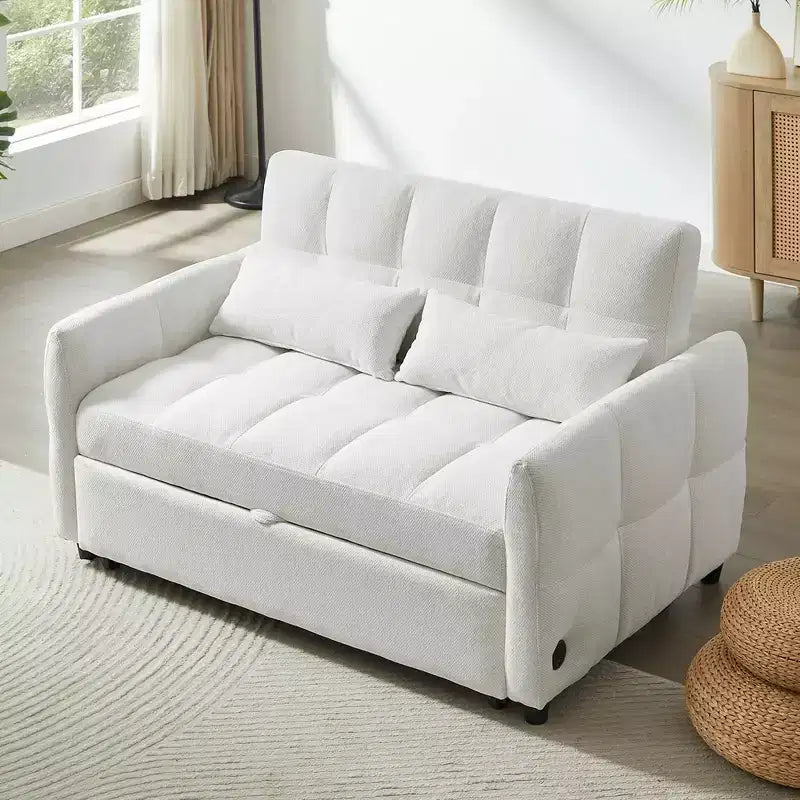 Divano letto trasformabile da 52,8" con schienale regolabile
