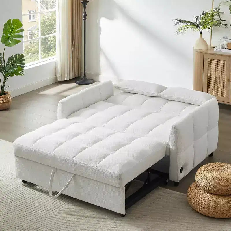 Divano letto trasformabile da 52,8" con schienale regolabile