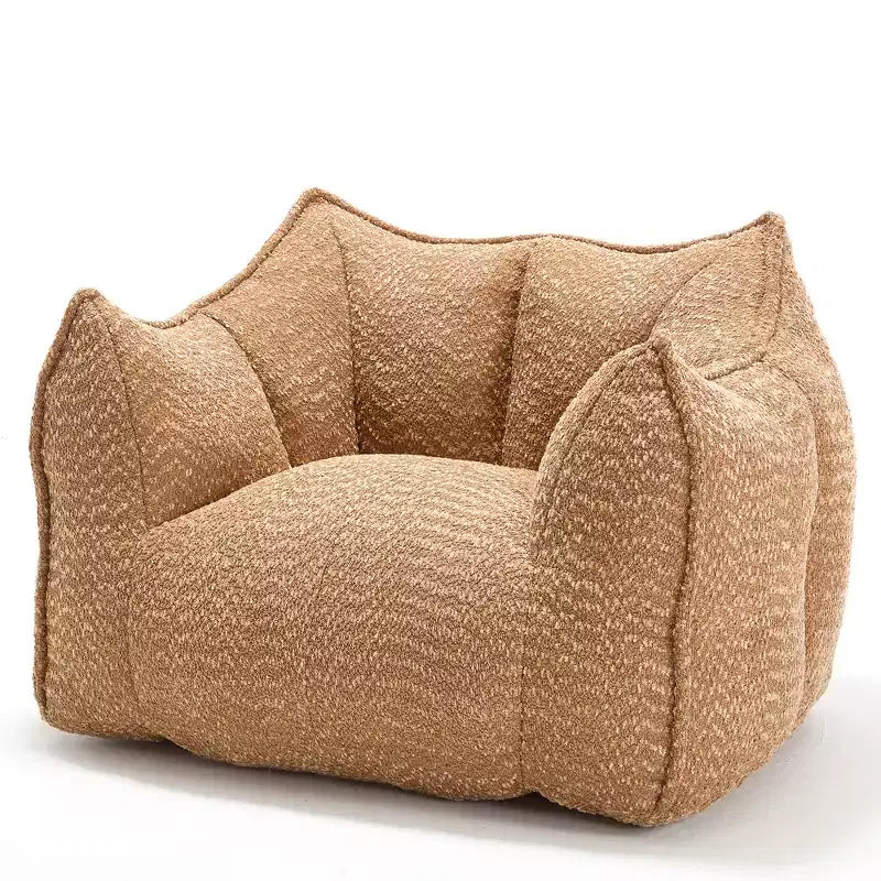 Sofa chairs with highly resilient foam for living rooms and bedrooms, comfortable square lazy sofas, sofas for adults to play, read and watch TV
