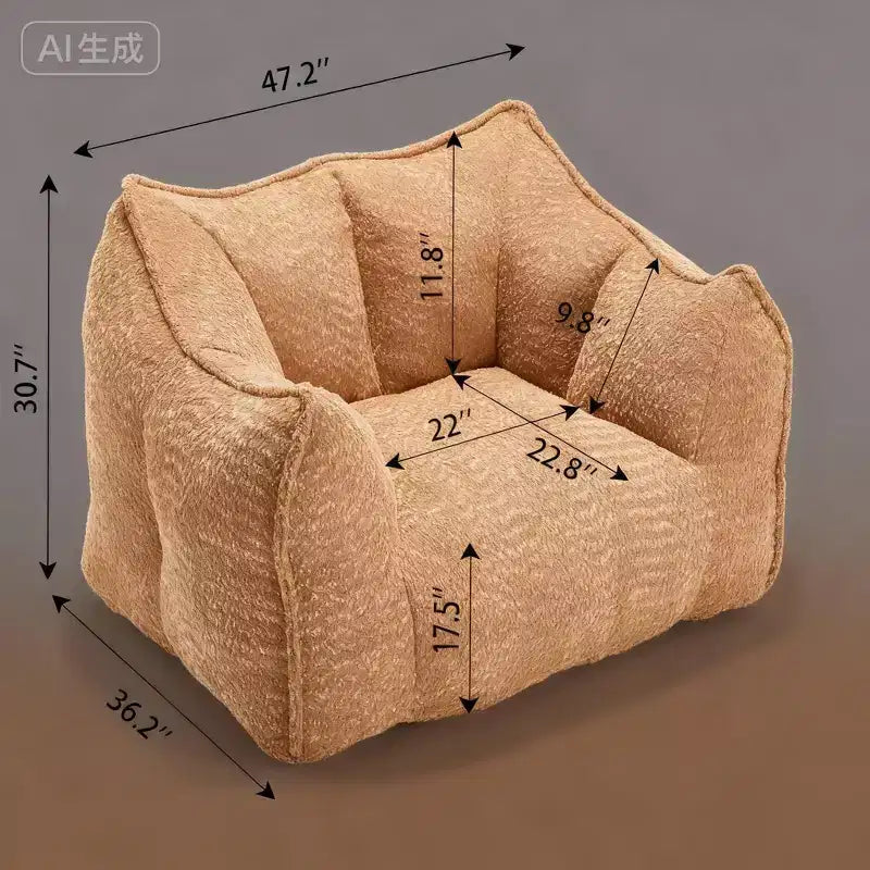 Foam Sofa Chair for Living Room and Bedroom
