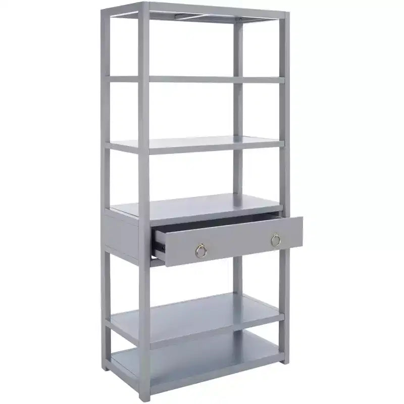 1 Drawer 5-Shelf Etagere Bookcase