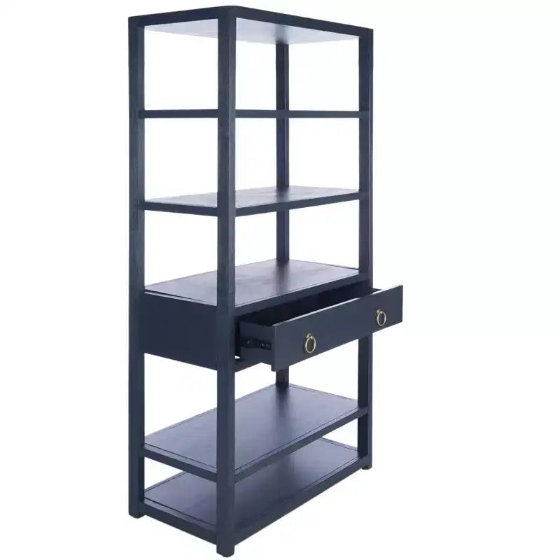 1 Drawer 5-Shelf Etagere Bookcase