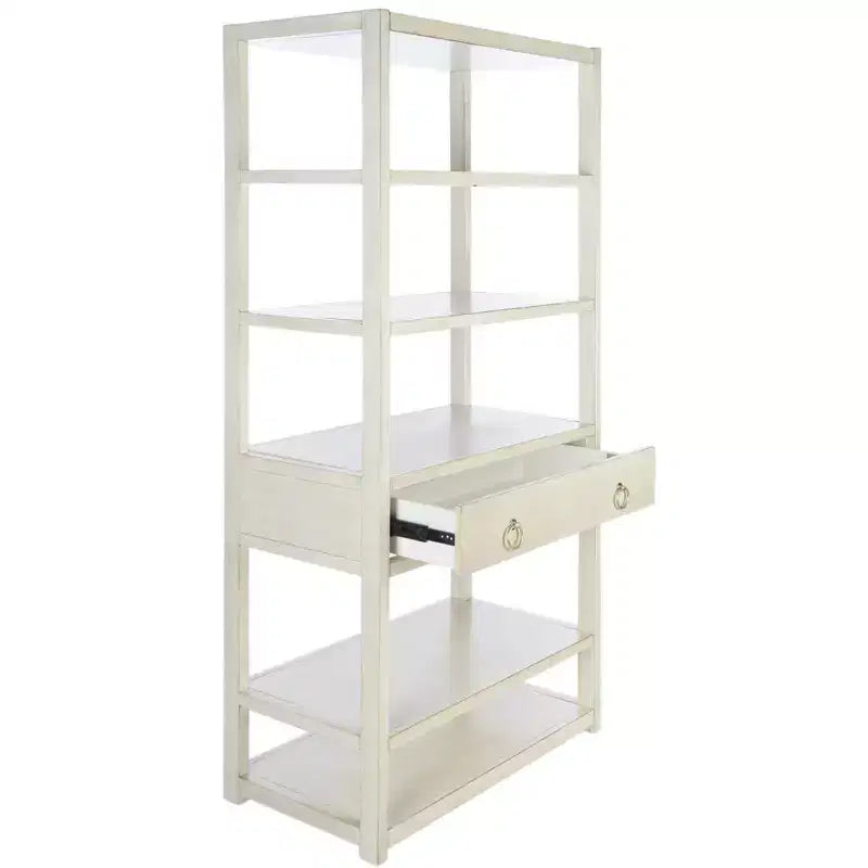 1 Drawer 5-Shelf Etagere Bookcase