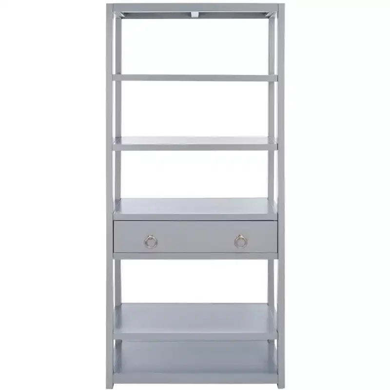 1 Drawer 5-Shelf Etagere Bookcase